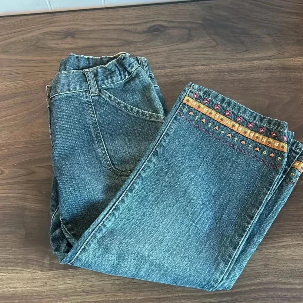 Gymboree harvest flower jeans - Picture 2 of 9